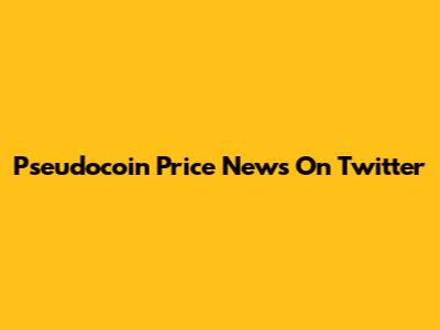 Pseudocoin Price News On Twitter
